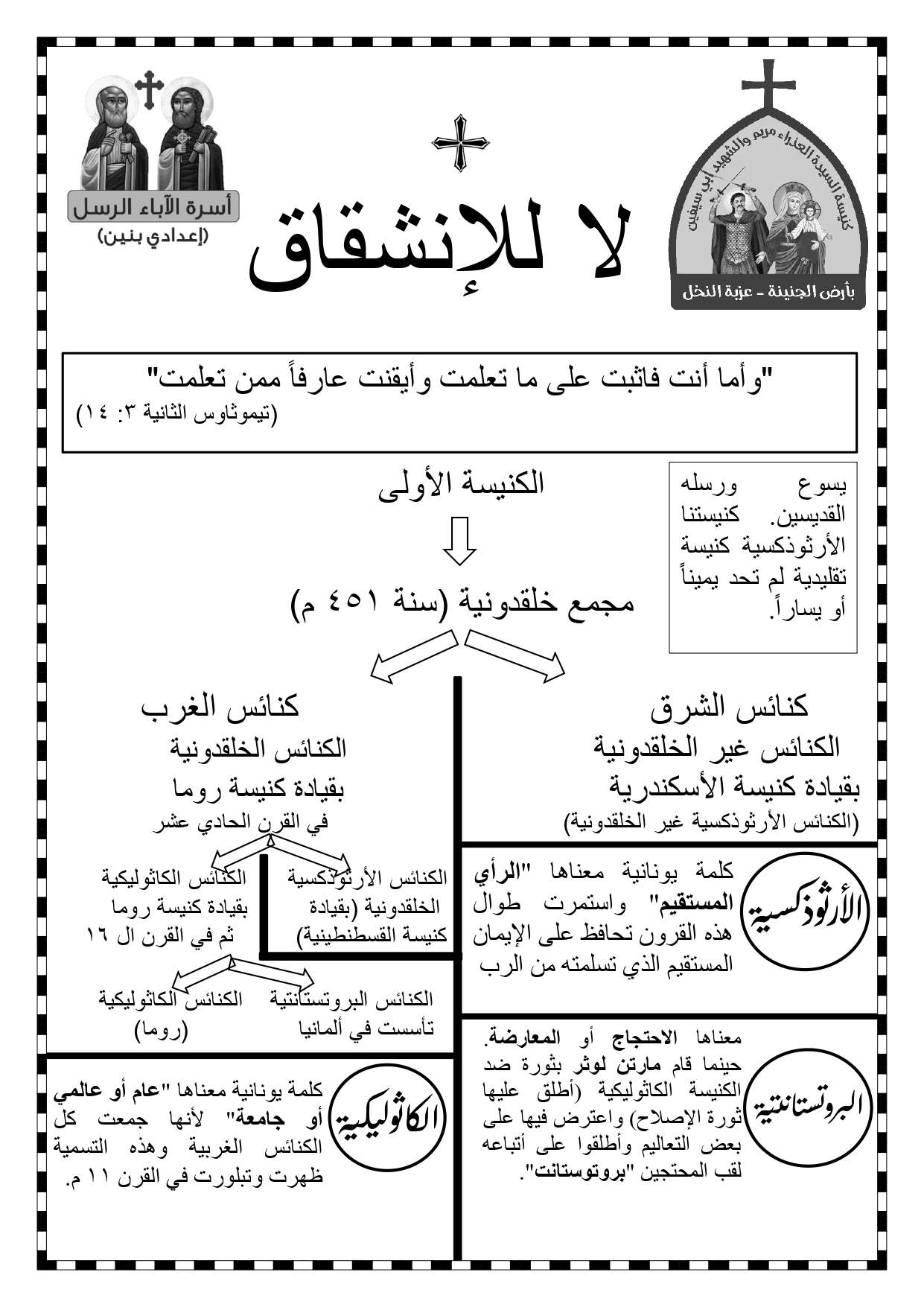 نشأة الطوائف مختصرة