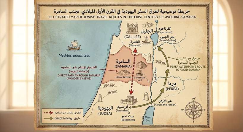 ليه كان اليهود لا يعاملون السامريين - احد السامرية | مدينة الخدام - أفكار وأنشطة مدارس الأحد